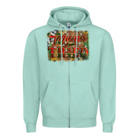 Seafoam mama tried christmas Zipper Hoodie - Jasminsmagicworld