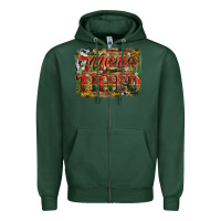 Sports Green mama tried christmas Zipper Hoodie - Jasminsmagicworld