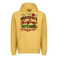 Antique Gold grandma's Christmas kitchen Premium Hoodie - BarkalooDesign