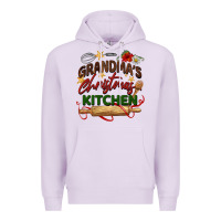 Lilac grandma's Christmas kitchen Premium Hoodie - BarkalooDesign