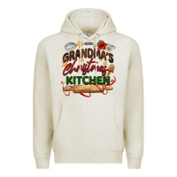 Oatmeal Heather grandma's Christmas kitchen Premium Hoodie - BarkalooDesign
