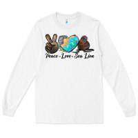 White Peace Love Sea Lion Long Sleeve Tee - LillyAllenDesigns