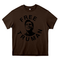 Chocolate Brown free truman Heavy Core Tee - baoMotion