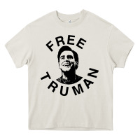 Cream free truman Heavy Core Tee - baoMotion