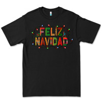 Black Feliz Navidad Premium Tee - BundleAndBundleShop