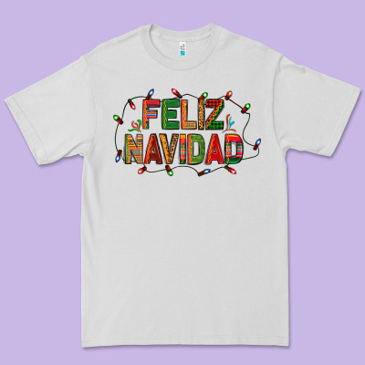 Feliz Navidad Premium Tee Designed By Bundleandbundleshop