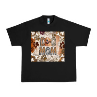 Black Dog Mom Urban Heavy Tee - CowhideDigitalArt