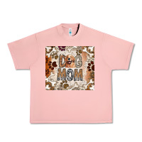 Salmon Dog Mom Urban Heavy Tee - CowhideDigitalArt