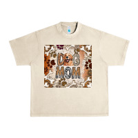 Sandshell Dog Mom Urban Heavy Tee - CowhideDigitalArt