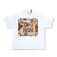 White Dog Mom Urban Heavy Tee - CowhideDigitalArt