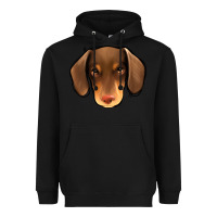 Black Dachshund Heavyweight Hoodie - Jasminsmagicworld