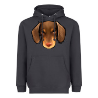 Smoke Dachshund Heavyweight Hoodie - Jasminsmagicworld