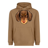 Toasted Coconut Dachshund Heavyweight Hoodie - Jasminsmagicworld