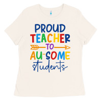 Bone Proud teacher to au-some students Ladies Tee - CowhideDigitalArt