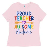 Proud Teacher To Au-some Students Ladies Tee | Teevron