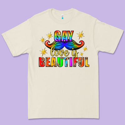 Gay Love Is Beautiful Pride Lgbtq Premium Tee Designed By Bundleandbundleshop