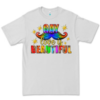 Dove Grey Gay Love Is Beautiful Pride Lgbtq Premium Tee - BundleAndBundleShop
