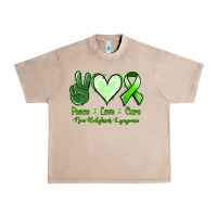 French Oak Peace Love Cure Non Hodgkins Lympoma Urban Heavy Tee - Jasminsmagicworld