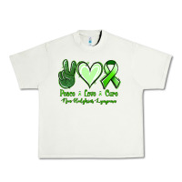 Pistachio Peace Love Cure Non Hodgkins Lympoma Urban Heavy Tee - Jasminsmagicworld