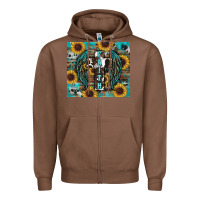 Chestnut western faith sunflower's Zipper Hoodie - RanaPortraitStore