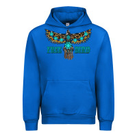 Cobalt turquoise freebird Urban Hoodie - RanaPortraitStore
