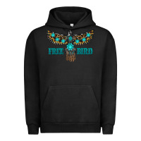 Pigment Black turquoise freebird Urban Hoodie - RanaPortraitStore