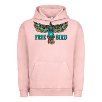 Pigment Salmon turquoise freebird Urban Hoodie - RanaPortraitStore