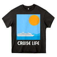 Asphalt cruise life design travel & cruise wear t shirt Heavy Core Tee - baoMotion