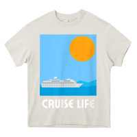 Cream cruise life design travel & cruise wear t shirt Heavy Core Tee - baoMotion