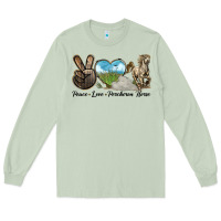 Matcha Peace Love Percheron Horse Long Sleeve Tee - LillyAllenDesigns