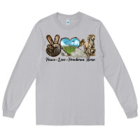 Moon Dust Peace Love Percheron Horse Long Sleeve Tee - LillyAllenDesigns