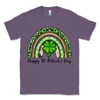 Lavender Happy St. Patrick's Day rainbow Classic Tee - OliviaCreatesArt