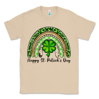 Mushroom Happy St. Patrick's Day rainbow Classic Tee - OliviaCreatesArt