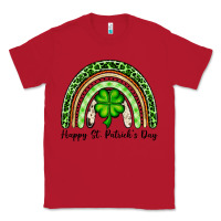 Red Happy St. Patrick's Day rainbow Classic Tee - OliviaCreatesArt