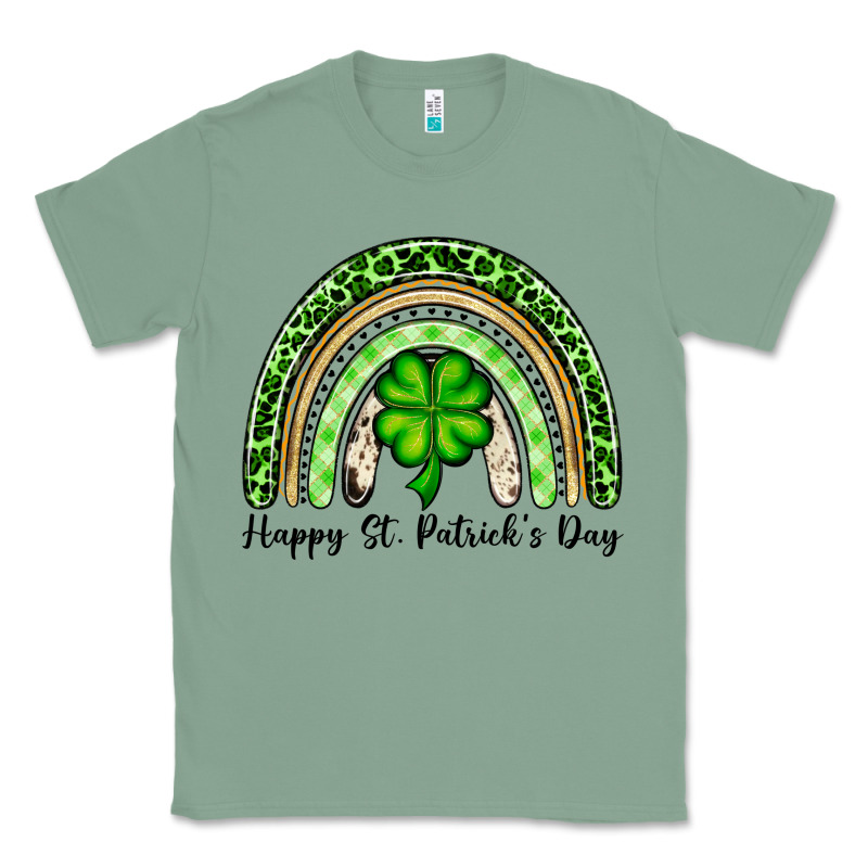 Happy St. Patrick's Day Rainbow Classic Tee by OliviaCreatesArt | Teevron