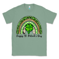 Sage Happy St. Patrick's Day rainbow Classic Tee - OliviaCreatesArt