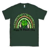 Sports Green Happy St. Patrick's Day rainbow Classic Tee - OliviaCreatesArt