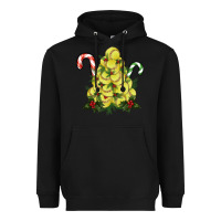 Black softball christmas tree Heavyweight Hoodie - RanaPortraitStore
