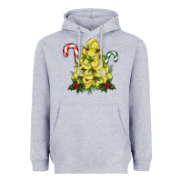 Heather Grey softball christmas tree Heavyweight Hoodie - RanaPortraitStore