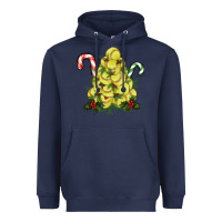 Navy softball christmas tree Heavyweight Hoodie - RanaPortraitStore