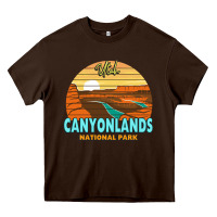 Chocolate Brown Canyonlands Moab Utah National Park Nature Outdoor Lovers Heavy Core Tee - baoMotion