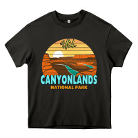 Asphalt Canyonlands Moab Utah National Park Nature Outdoor Lovers Heavy Core Tee - baoMotion