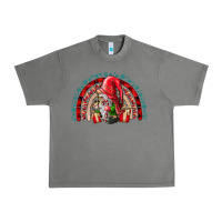 Tornado Christmas Gnome Urban Heavy Tee - CowhideDigitalArt