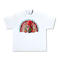 White Christmas Gnome Urban Heavy Tee - CowhideDigitalArt