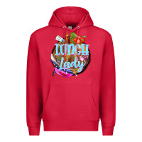 Cardinal western lunch lady Premium Hoodie - BarkalooDesign