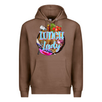 Chestnut western lunch lady Premium Hoodie - BarkalooDesign