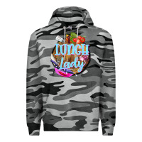 Slate Camo western lunch lady Premium Hoodie - BarkalooDesign
