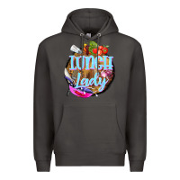 Smoke western lunch lady Premium Hoodie - BarkalooDesign