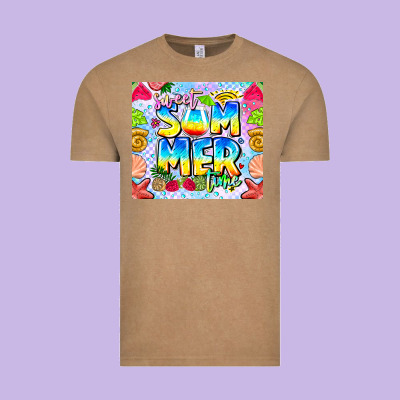 Sweet Summer Time Vintage Tee Designed By Cowhidedigitalart