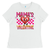White Mamas Valentine Ladies Tee - CowhideDigitalArt